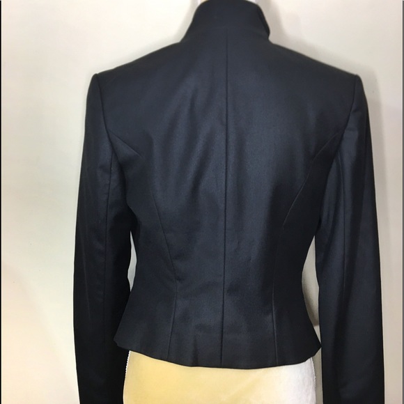 Kenneth Cole New York Blazer/Jacket Angular Bottom Zipper Size 4 NWT - Picture 4 of 7
